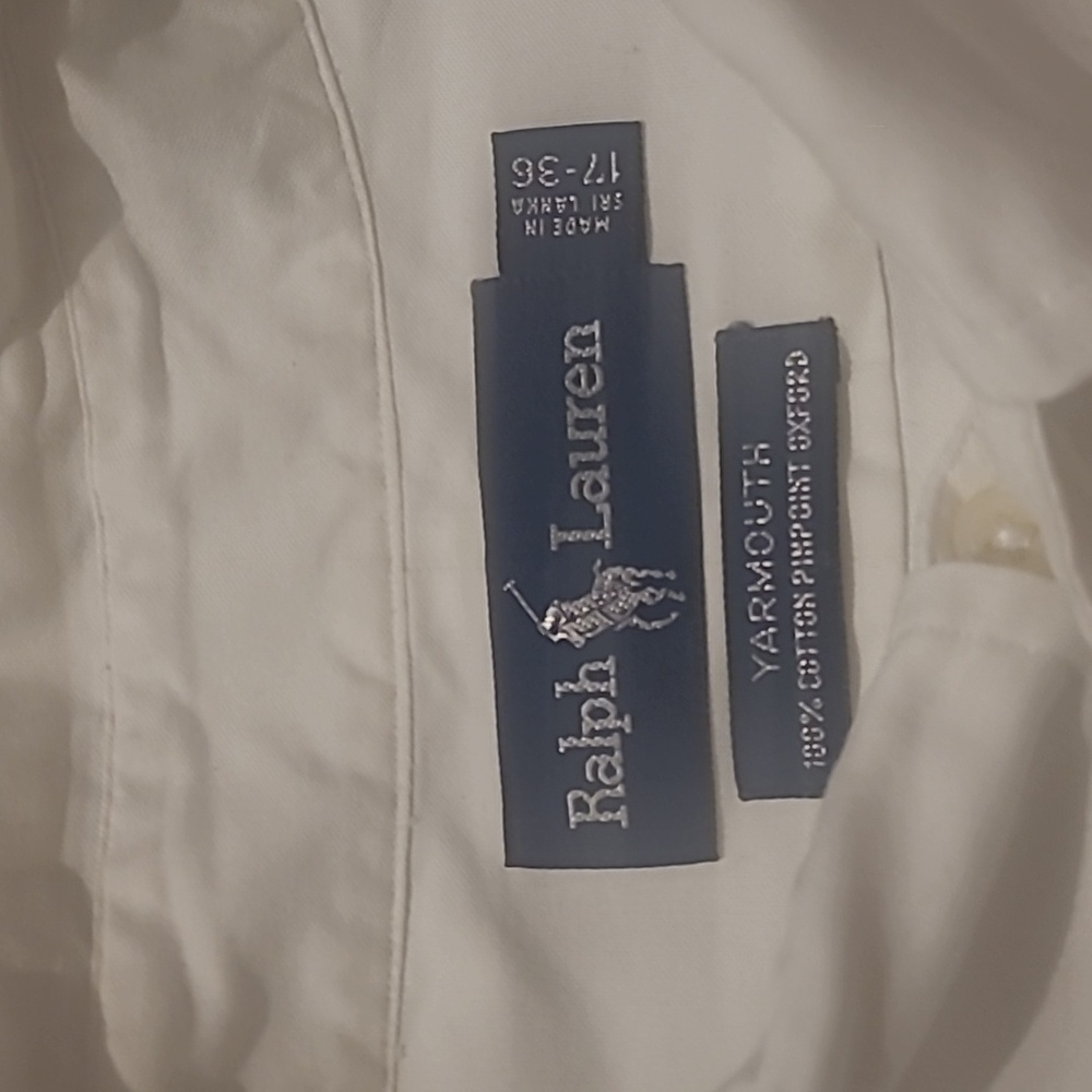 RALPH LAUREN YARMOUTH FIT OXFORD BUTTON DOWN SHIRT - Picture 2 of 5